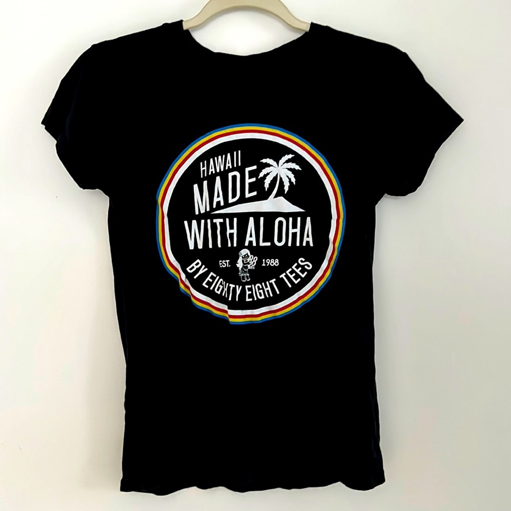 88 Tees Hawaii Made With Aloha Tee